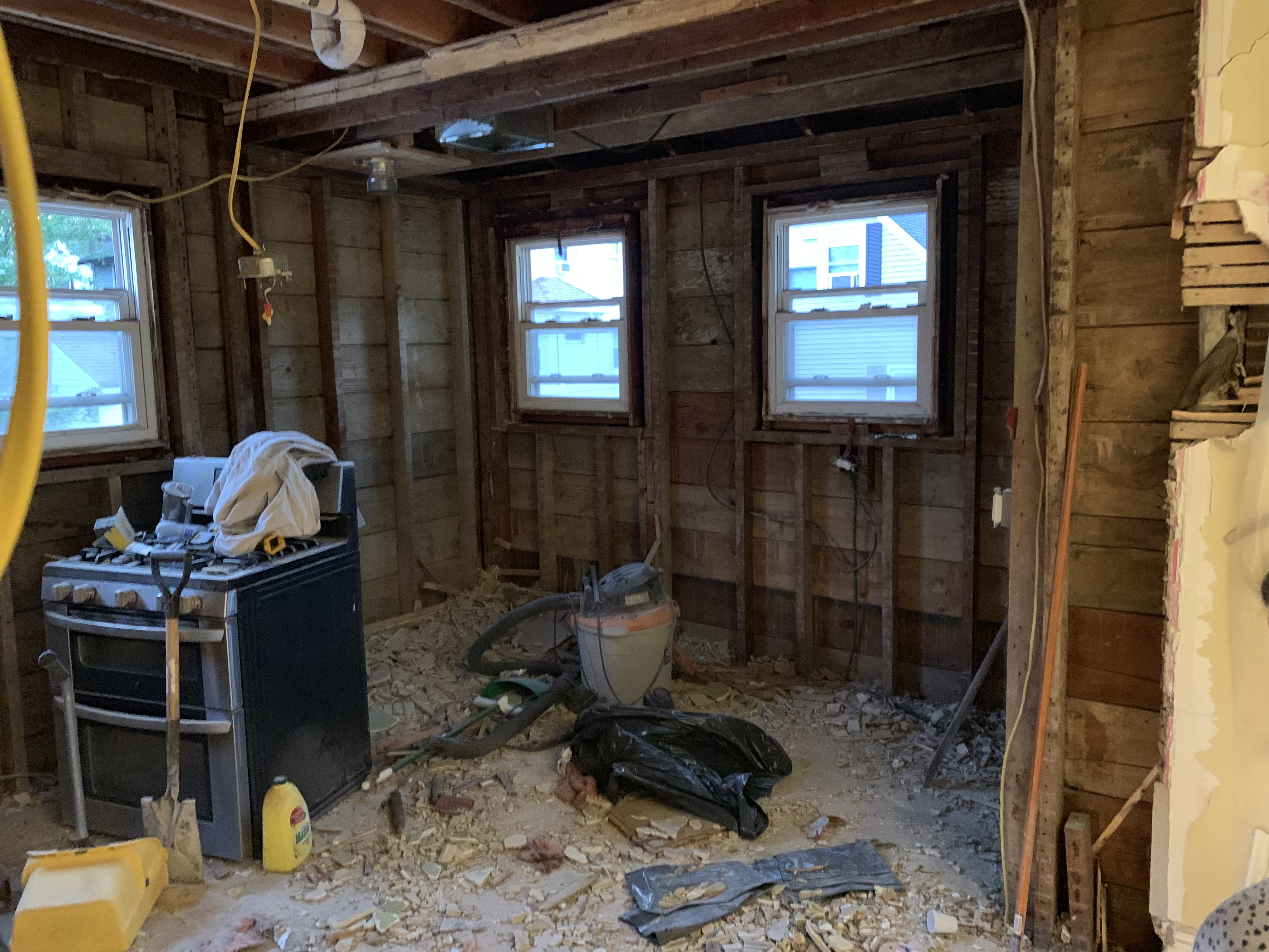 Kitchen renovation in progress